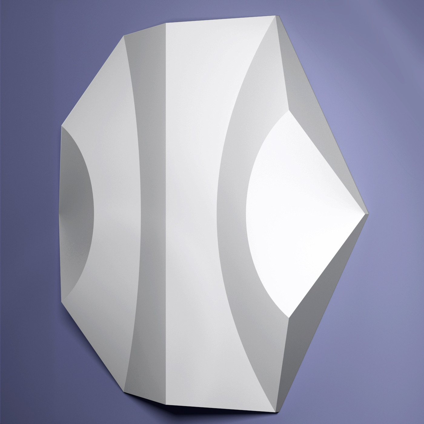 Стеновая панель 3D под покраску Bello Deco СП 18 620×540×65